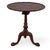 Burton-Ching George III Style Mahogany Piecrust Pedestal Tripod Table.