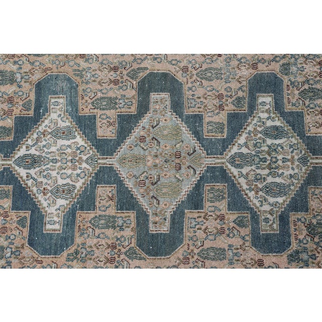 Textile Antique Persian Fine Senneh Rug With Medallion's 3'10 X 5'1 For Sale - Image 7 of 12