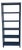 Brand New 32" True Navy Linen Jake Bookcase by Made Goods For Sale