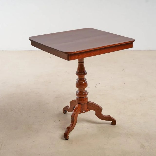 Table with Inlaid Lacquer Wax Finishing, 1800s For Sale - Image 6 of 6