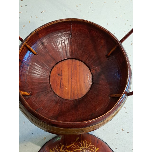 Mid 20th Century Vintage Asian Basket For Sale - Image 5 of 10