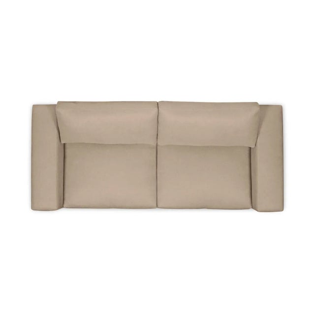 Moss Studios Moss Home Hov Loveseat 72"W, Safari Flax For Sale - Image 4 of 7