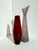 Mid-Century Modern Glass Art Vase in Ruby Red, Germany, 1950s For Sale - Image 11 of 13