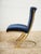 Mid-Century Navy Blue Chairs Set of Six For Sale In Los Angeles - Image 6 of 7