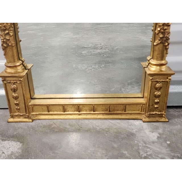 2000 - 2009 Carver's Guild Garden Niche Gilwood Mirror For Sale - Image 5 of 12