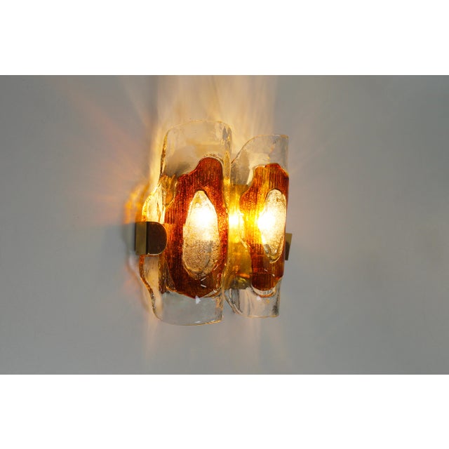 Vintage Wall Lamps in Murano Glass from Hillebrand, 1970s, Set of 2 For Sale - Image 12 of 13