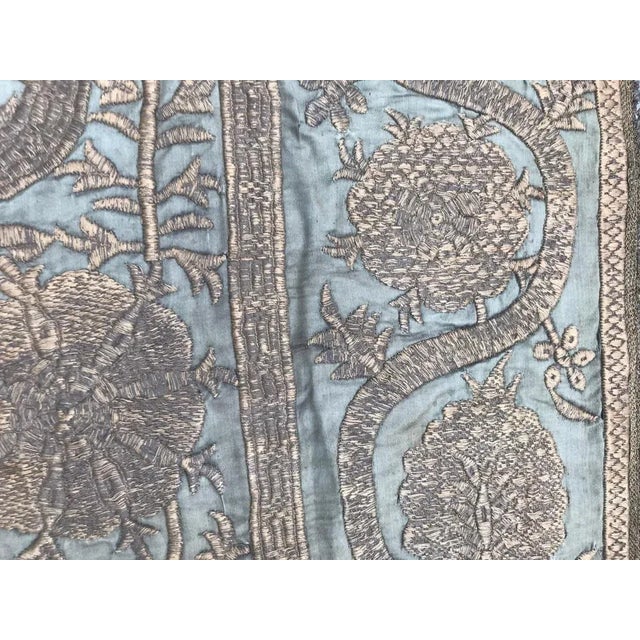 Antique Ottoman Silk and Metal Embroidery For Sale - Image 10 of 13