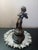 1950s Exquisite Art Nouveau France Solid Bronze Musical Cherub Angel Figurine For Sale In Dallas - Image 6 of 7