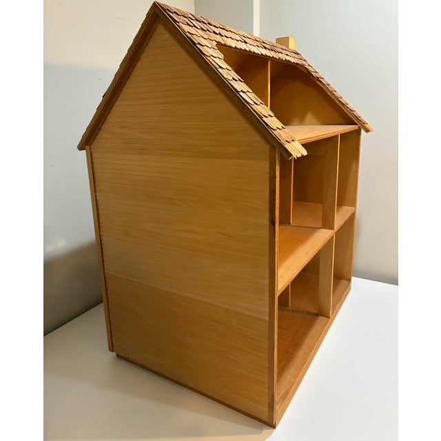 1990s Vintage Wooden Dollhouse For Sale - Image 5 of 12