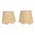 Scalloped Raffia Ditzy Floral Trim Lamp Shades- A Pair For Sale