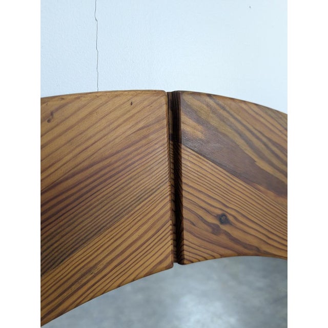 Swedish Pine Mirror from Glasmäster Markaryd For Sale - Image 3 of 6