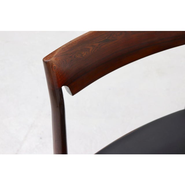 1960s Vintage Danish Rosewood Dining Chairs, 1960s, Set of 4 For Sale - Image 5 of 15
