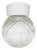 Vintage White Porcelain Ceiling Light, 1970s For Sale