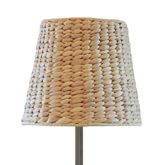 Handwoven water hyacinth accessory shade for Poldina XXL lamps Scalloped design Created in partnership with Maison Maison...