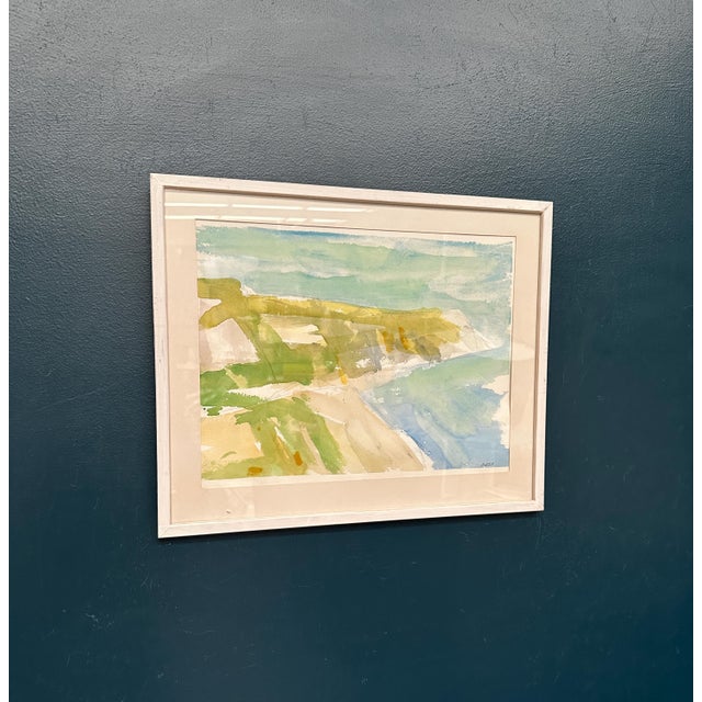 Lars Bertle, Ireviken, Gotland, 1960s, Watercolor on Paper, Framed For Sale - Image 8 of 13