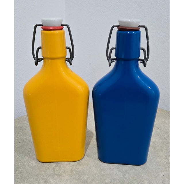 Mid 20th Century Vintage German Cartoon Schnapps Bottles – “Don’t Forget” & “Mouthwash for Cowboys” Pair For Sale - Image 5 of 7