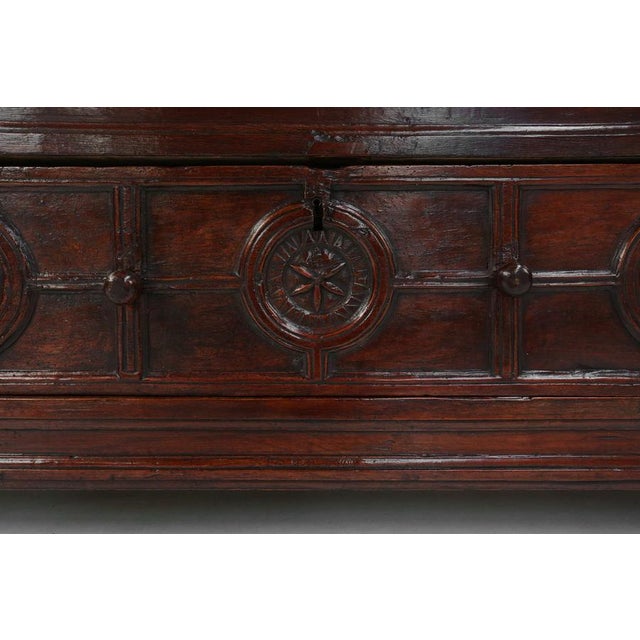 16th Century French Geometric Sideboard in Oak For Sale - Image 9 of 18
