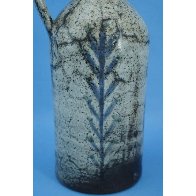 20th Century Ceramic Jug Vase by Atelier Le Mûrier of Gustave Reynaud, Vallauris France., 1950s For Sale - Image 15 of 18