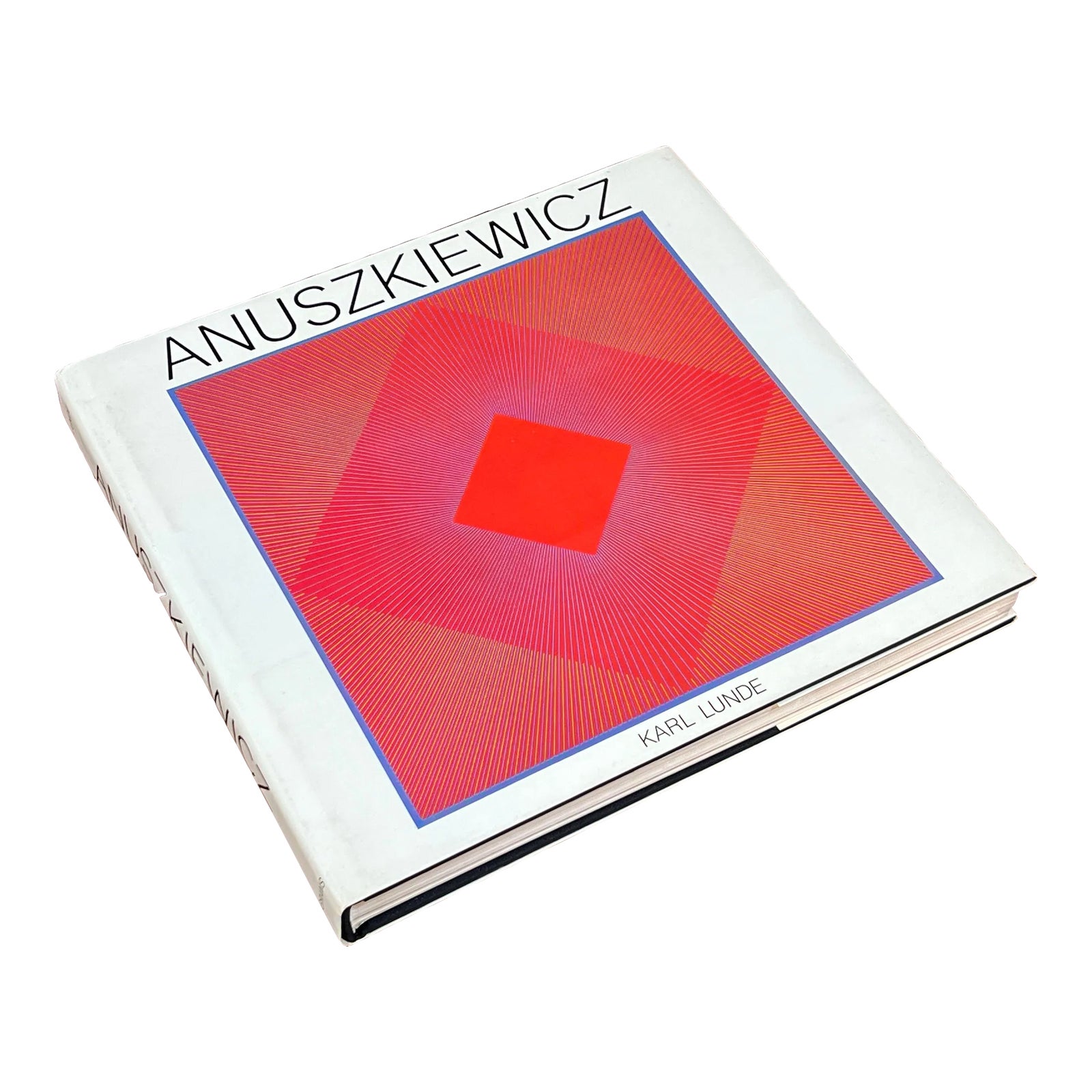 Vintage C.1977 Richard Anuszkiewicz by Karl Lund Coffee Table Art Book