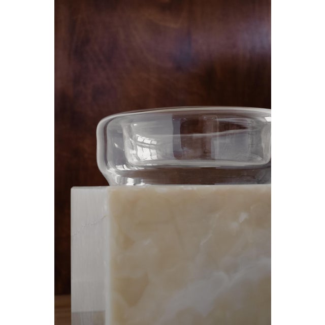 Vintage Floating Glass Bowl For Sale - Image 10 of 11