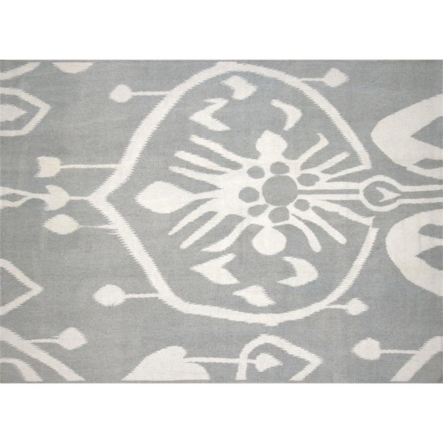 Contemporary Ikat Design Kilim For Sale