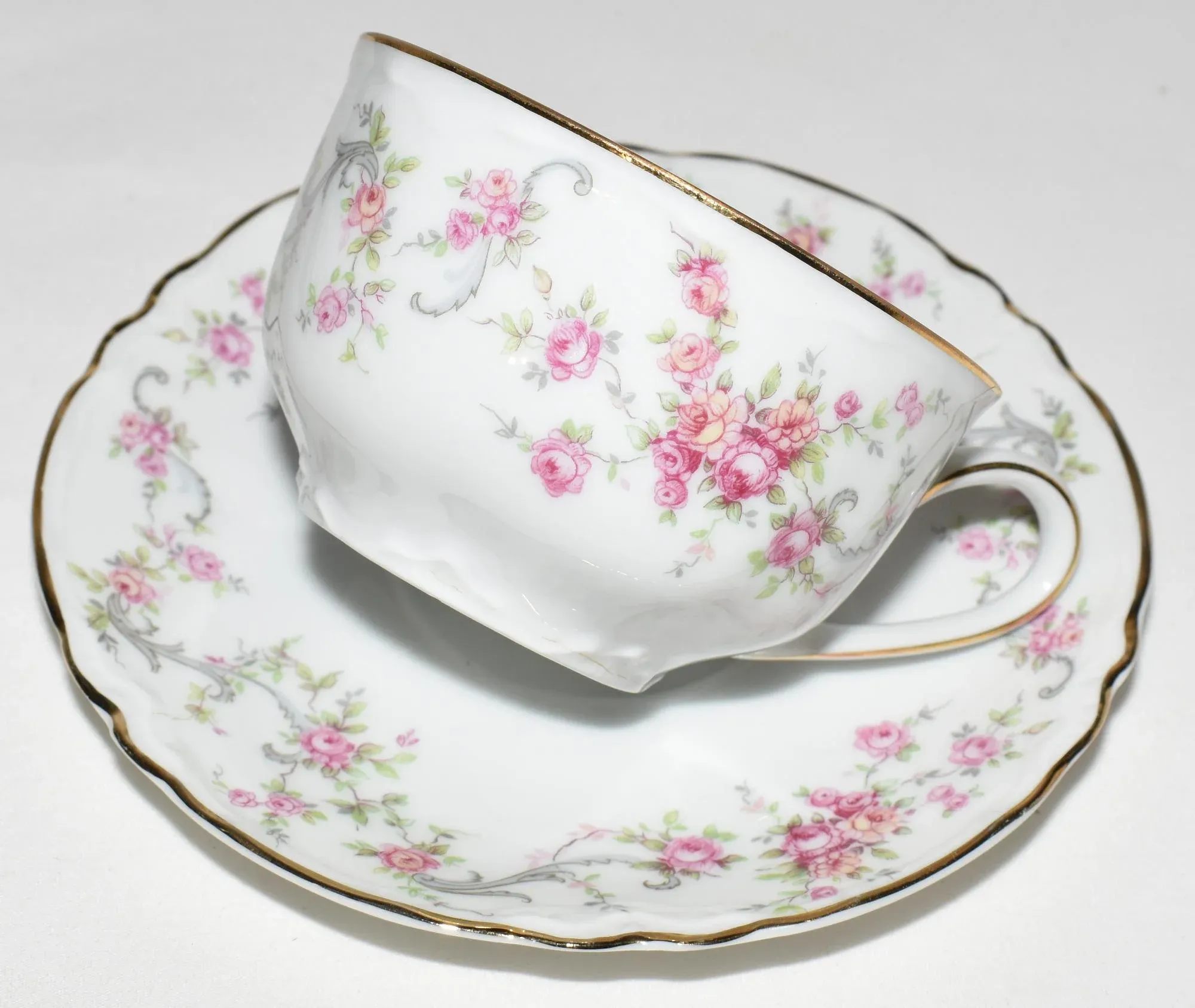 1920s Vintage Hutschenreuther Wallace China Richelieu Pattern