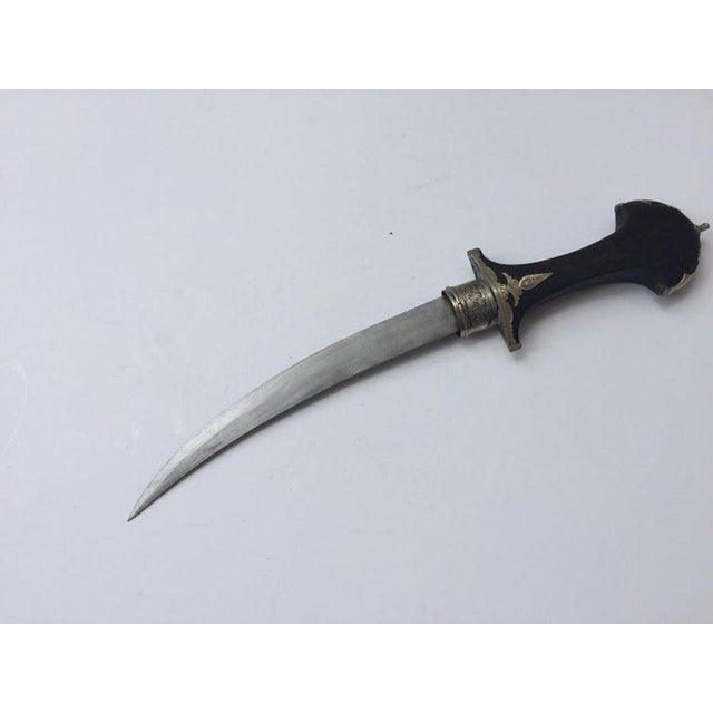 Moroccan Khoumya Dagger Vintage From 1950s For Sale - Image 12 of 12