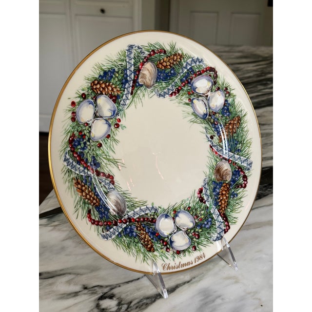 1984 Lenox Colonial Christmas Wreath Issue Rhode Island For Sale - Image 9 of 11
