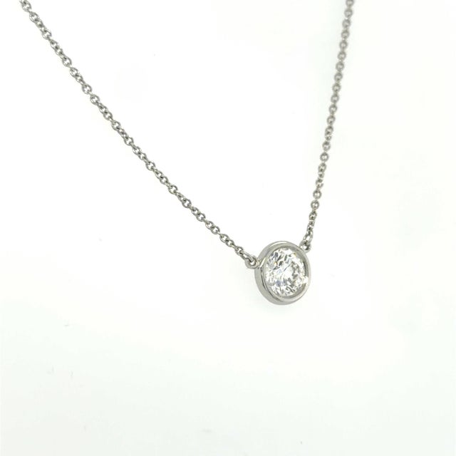 Contemporary Elsa Peretti for Tiffany & Co. Diamond by the Yard Necklace Platinum For Sale - Image 3 of 6