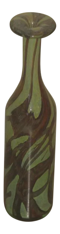 Mdina Italian Glass Bottle Vase