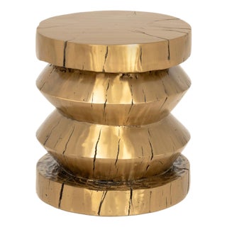 Craig Van Den Brulle "Pioche" Bronze Stool For Sale