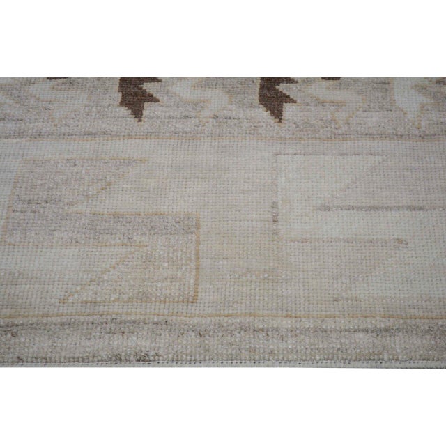2010s Turkish Oushak Knotted Wool Rug, 10'3''x13'3'' For Sale - Image 5 of 6