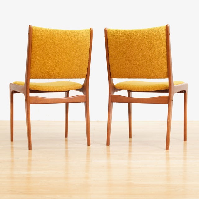 Set of Four Mid Century Danish Dining Chairs For Sale - Image 9 of 10