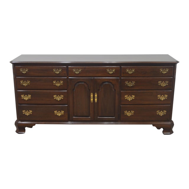 Ethan allen cherry dresser best sale
