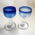 Footed Glasses by Viivi-Ann Keerdo for Koppel-Keerdo Glass Studio, 1999, Set of 2 For Sale - Image 4 of 9