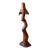 Large Hand Carved Redwood Mushroom Sculpture For Sale