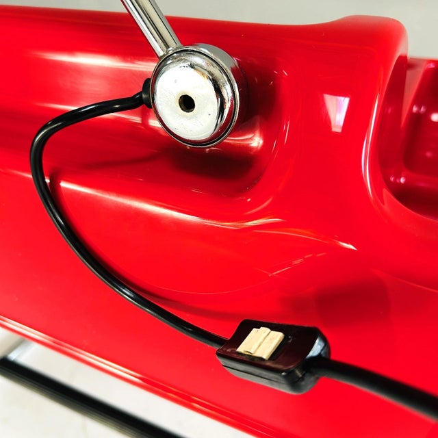 Red Orix Desk by Vittorio Parigi & Nani Prina for Molteni, 1970 For Sale - Image 13 of 15