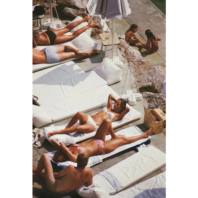 Sunbathers At Eden Roc 1969 by Slim Aarons Slim Aarons Limited Estate Edition Sunbathers at the Hotel du Cap Eden-Roc,...