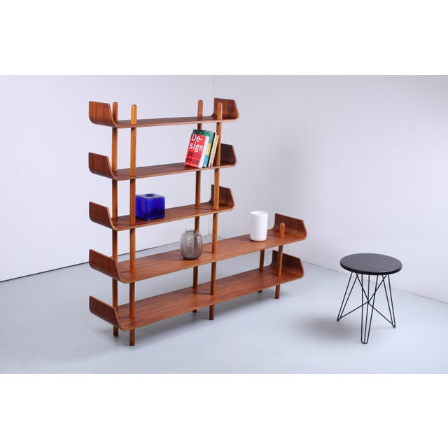 Teak Wall Unit by Willem Lutjens for Gouda Den Boer, 1950s For Sale - Image 4 of 18