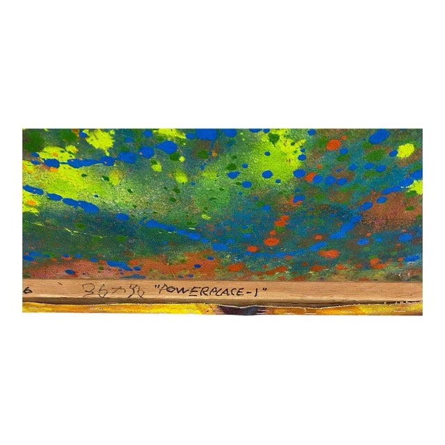 Late 20th Century Charles Schorre (1925-1996) Power Place 1 Abstract Expressionist Modern Oil Painting on Canvas For Sale - Image 5 of 5