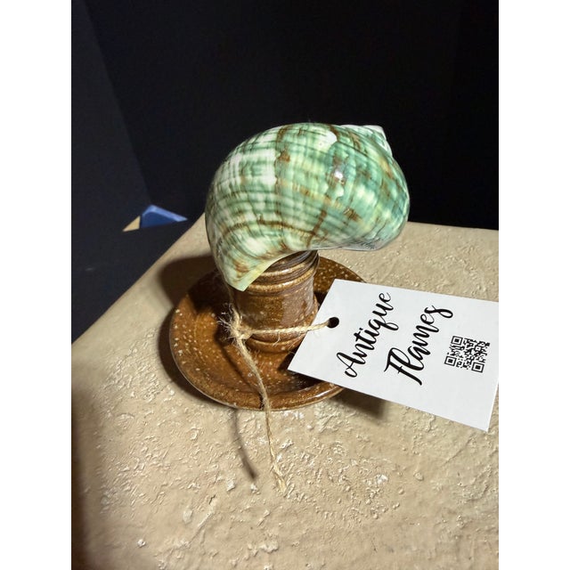 Boho Chic Celestial Meets the Sea Shell Ring Dish-Coastal Art Sculpture For Sale - Image 3 of 6