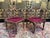 Brown Set of Italian Carved Wood Armchairs For Sale - Image 8 of 8
