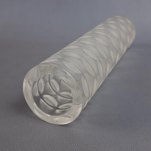 1970s Crystal Column Vase from Peill & Putzler, 1970s For Sale - Image 5 of 14