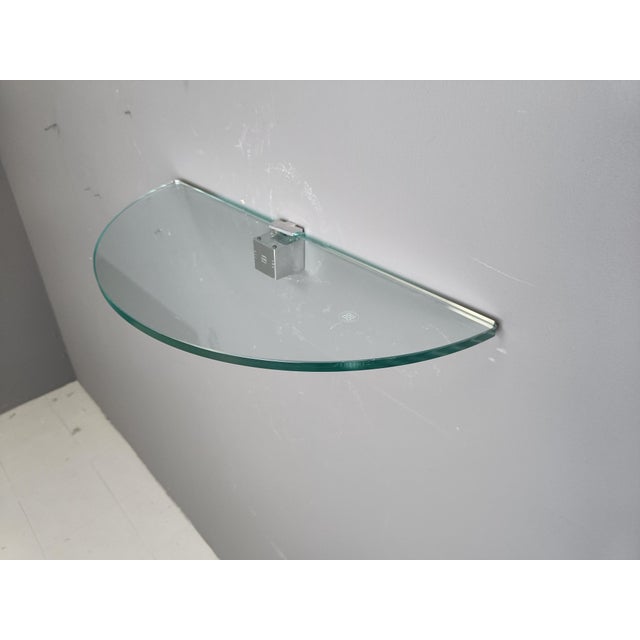 Glass Wall-Mounted Shelf by Peter Ghyczy, 1970s For Sale - Image 7 of 11