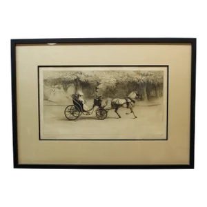 "Horse & Carriage" by Edgar Chahine