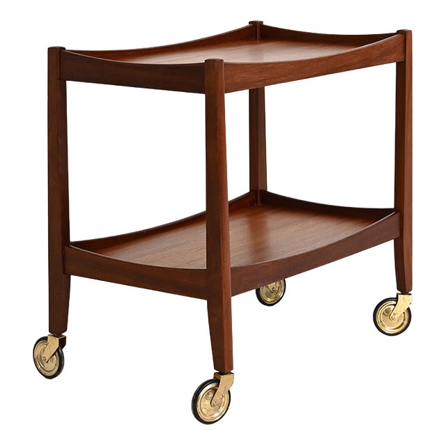Vintage Scandinavian Teak Trolley, 1960s For Sale