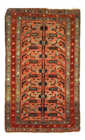 1920s Vintage Hand Knotted Persian Hamadan Rug
