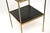 Black Vintage Brass and Leather Side Table, 1960s For Sale - Image 8 of 9