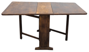 Vintage French Wood Drop Leaf Table, 1930s