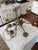 Vintage 1972 Chapman Solid Brass Chandelier | Hollywood Regency or Dutch Colonial Style. For Sale In Dallas - Image 6 of 12